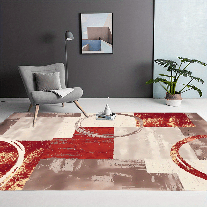 Nordic Minimalist Washable Non Slip Area Rug Large Carpet