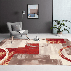 Nordic Minimalist Washable Non Slip Area Rug Large Carpet