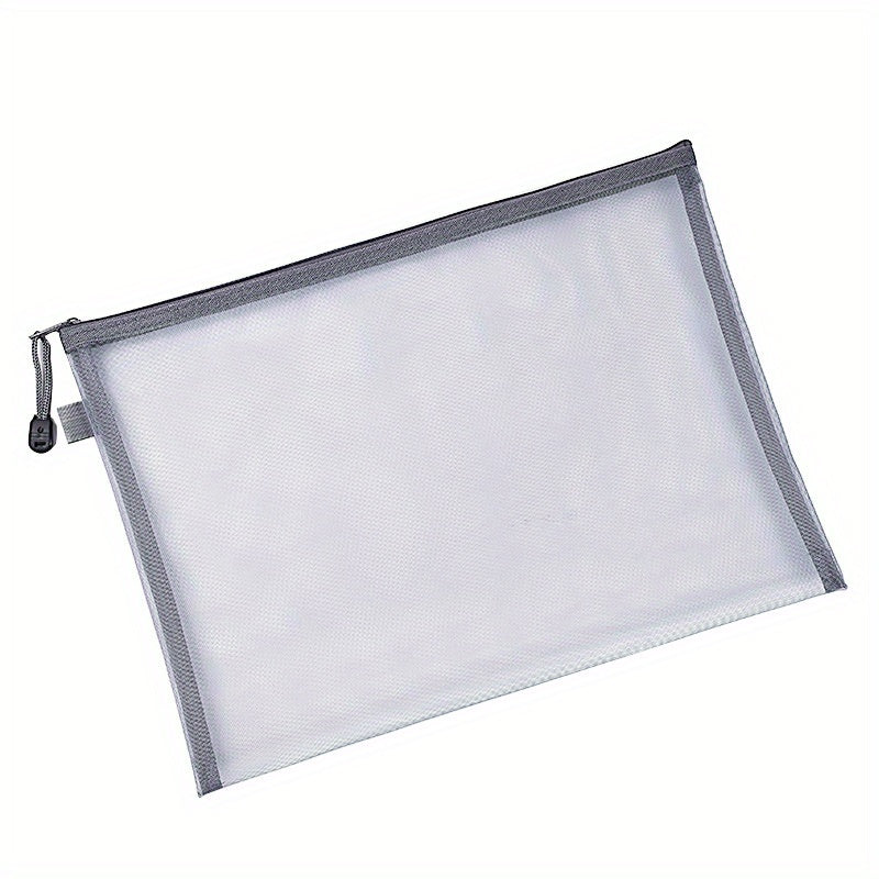 Nylon Mesh Pouch Cosmetic Bag Makeup Pencil Case Travel Bag