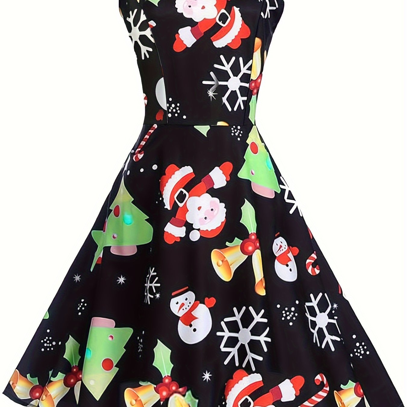 Christmas Dress Women's Plus A line Tank Dress