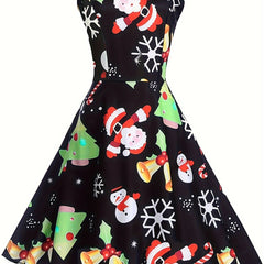 Christmas Dress Women's Plus A line Tank Dress