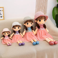 Sweetheart Princess Plush Toy Realistic Cartoon Fairy Pink Outfit Safe Gift