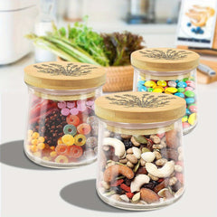 Bamboo Wooden Lids for Oui Yogurt Jars - Set of 24