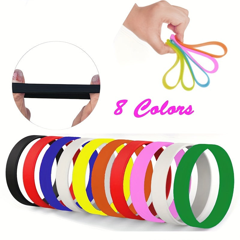 2pcs Silicone Bracelet for Fitness and Sports