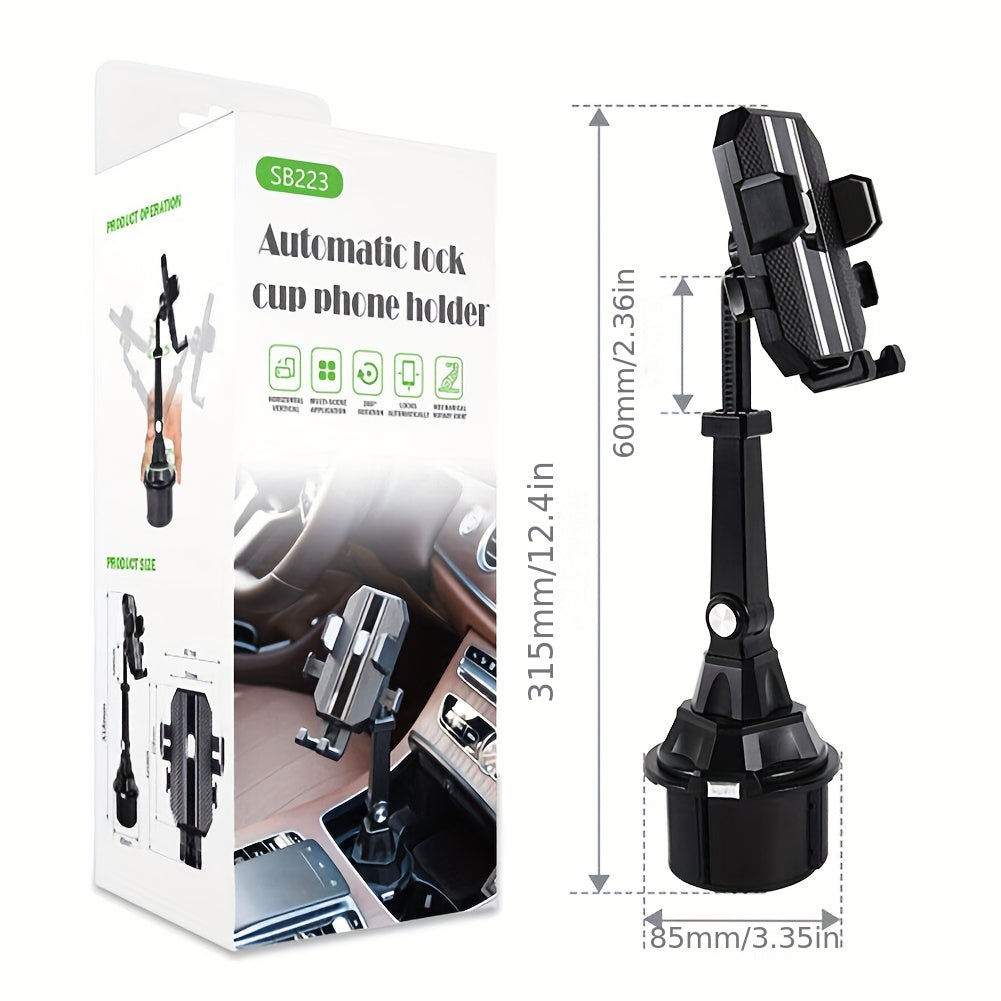 Adjustable Car Cup Holder Cellphone Mount Stand