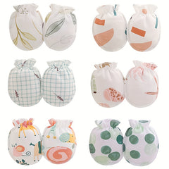 Newborn Cartoon Mittens for Baby Girls and Boys