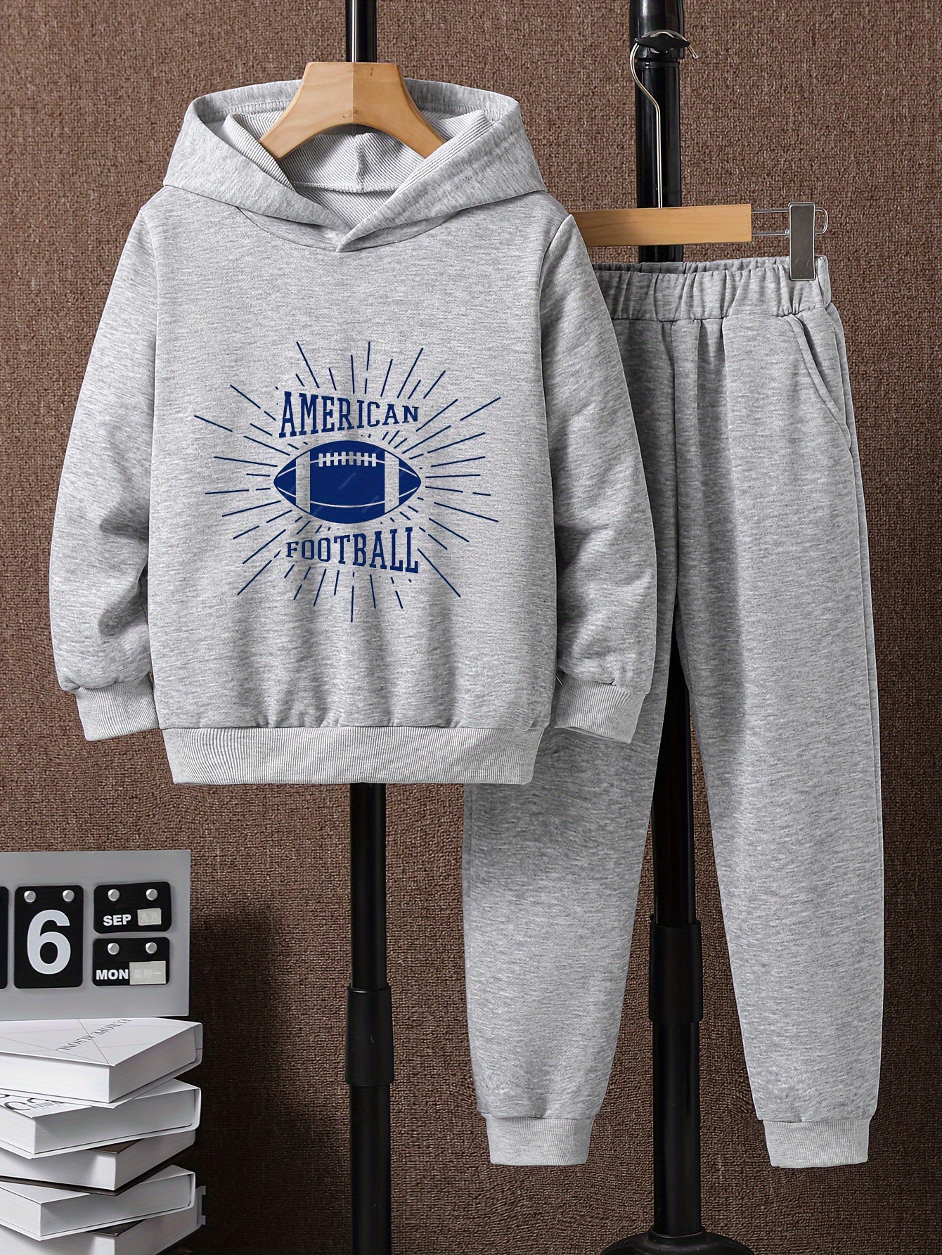 Boys Kids American Football Hoodie & Sweatpants Set