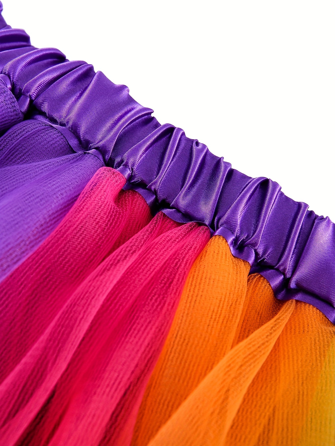 7pc Girls Dressing Dress Half Skirt Accessories Wing Rainbow Skirt Set