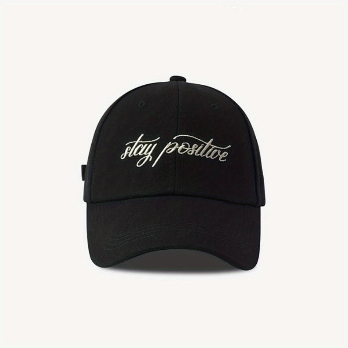 Retro English Embroidery Peaked Cap Soft Top Cargo BF Style Baseball Cap