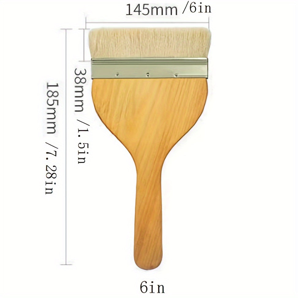 Optional Wool Brushes Soft Hair Paint Coatings Brushes