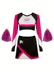 Girls Cheerleading Suit Comfy Sets For Sports Performance