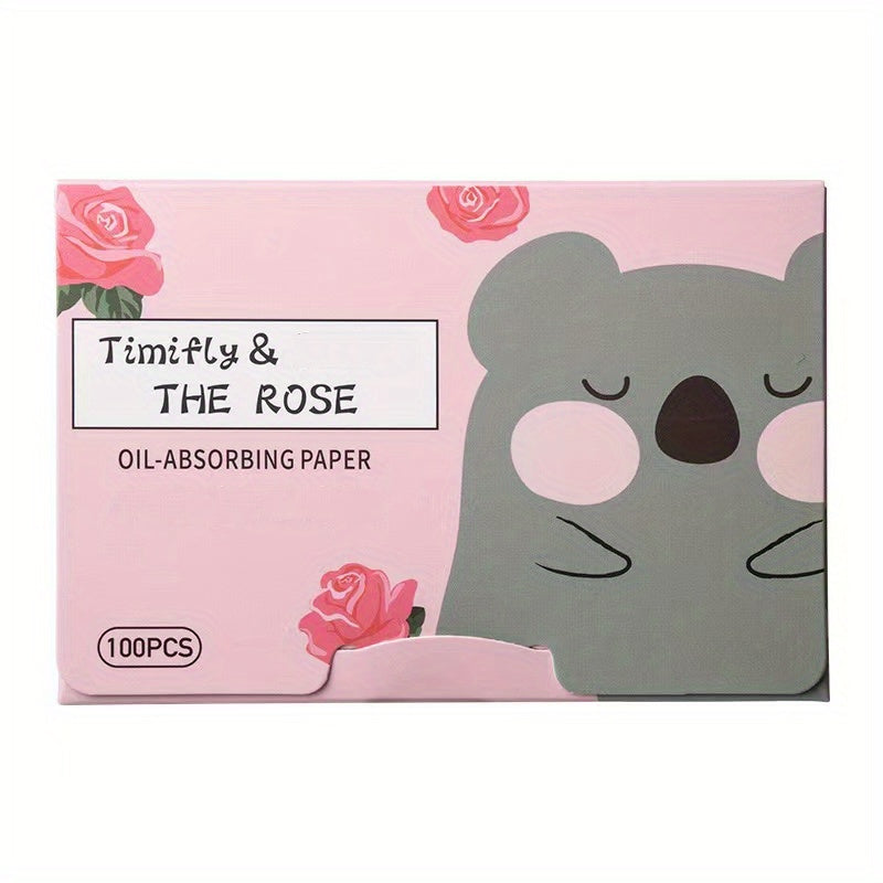 100 Pack Facial Blotting Papers Portable Matte Facial Wipes