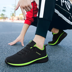 Men's Lightweight Breathable Running Shoes Soft Sole Sneakers