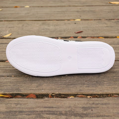 Cow Pattern Slip on Sneakers for Women, Lightweight Walking Shoes
