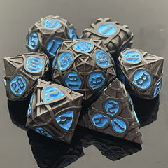 7pcs Solid Metal Dice Maze sided Mini Desktop Game Accessories