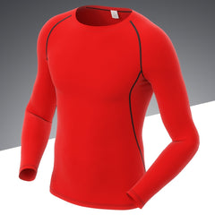 Men's Quick Dry Long Sleeve Fitness Top Crew Neck
