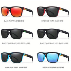 Large Frame Sunglasses For Men Cycling Sports Driving UV Protection