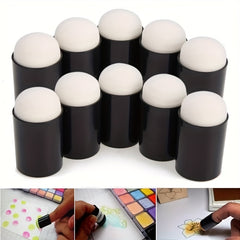 10pcs Sponge Finger Daubers Foam Tool for Finger Painting