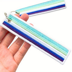 Pride Month Embroidered Keyring LGBT Key Tag