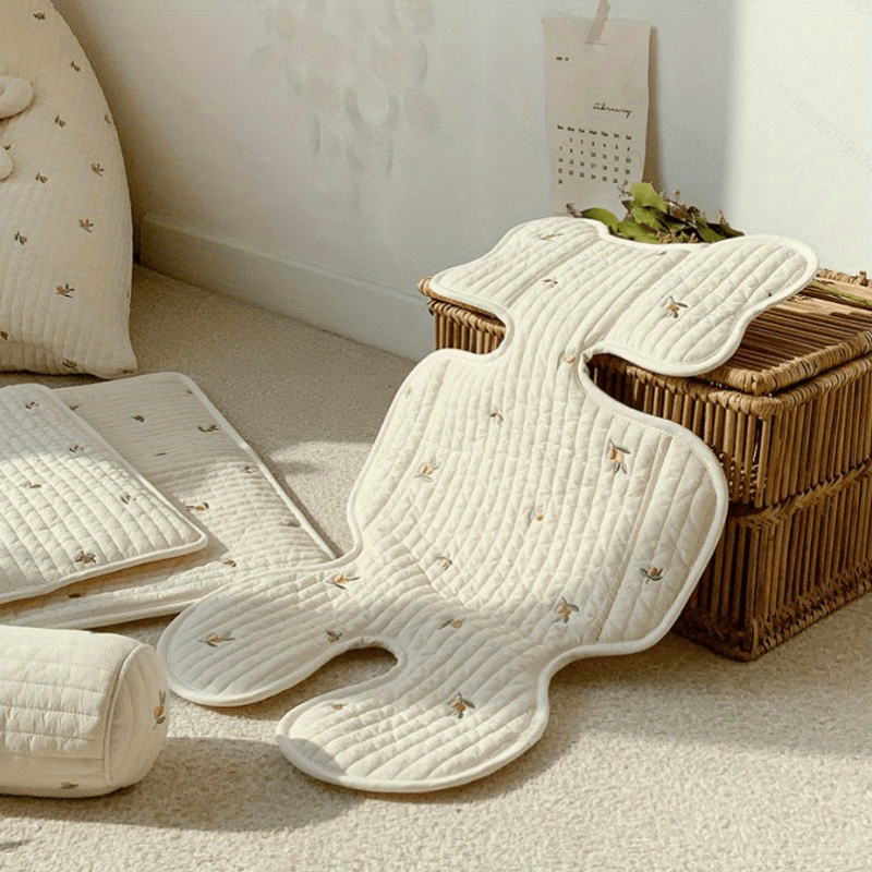 Baby Stroller Cushion Universal Sweat-absorbing Breathable Embroidery