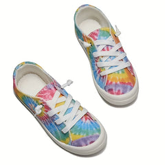Girls' Mixed Skate Shoes Lace Up Durable Comfy Platform Sneakers