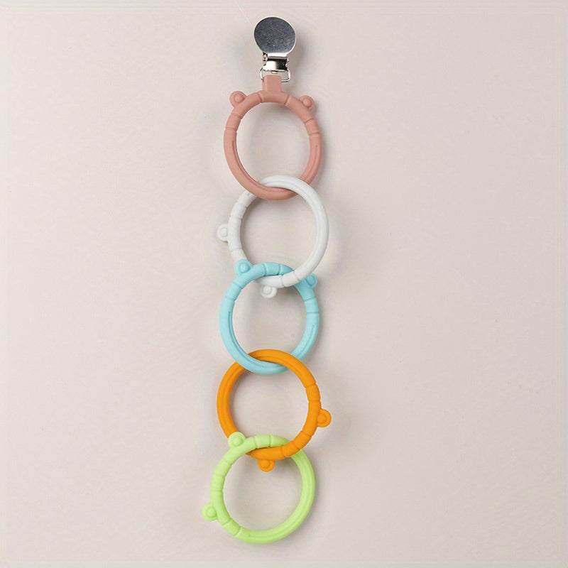 Baby Silicone Pacifier Clip Anti-lost Chain Teething Toys