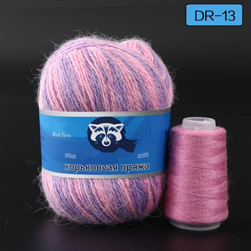 50g 20g Mink Yarn Medium Thick Mink Yarn Ball For Knitting Crocheting