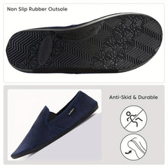 Men's Slip On Non Slip Slippers Warm Indoor Home Shoes