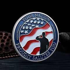 American Flag Challenge Coin Great Gift for Kids