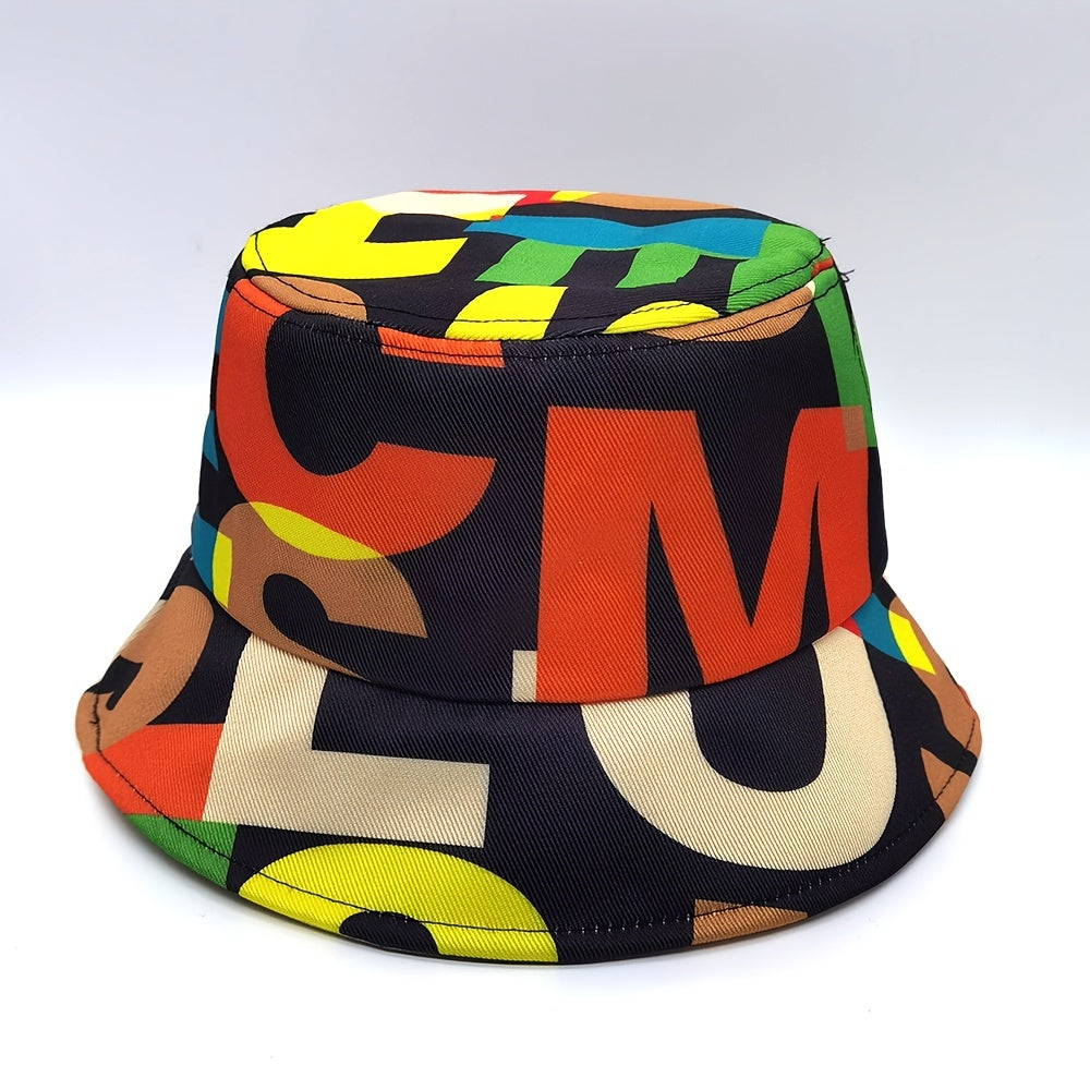 Digital Print Fisherman's Hat Men's Women's Fashionable Beach Hat