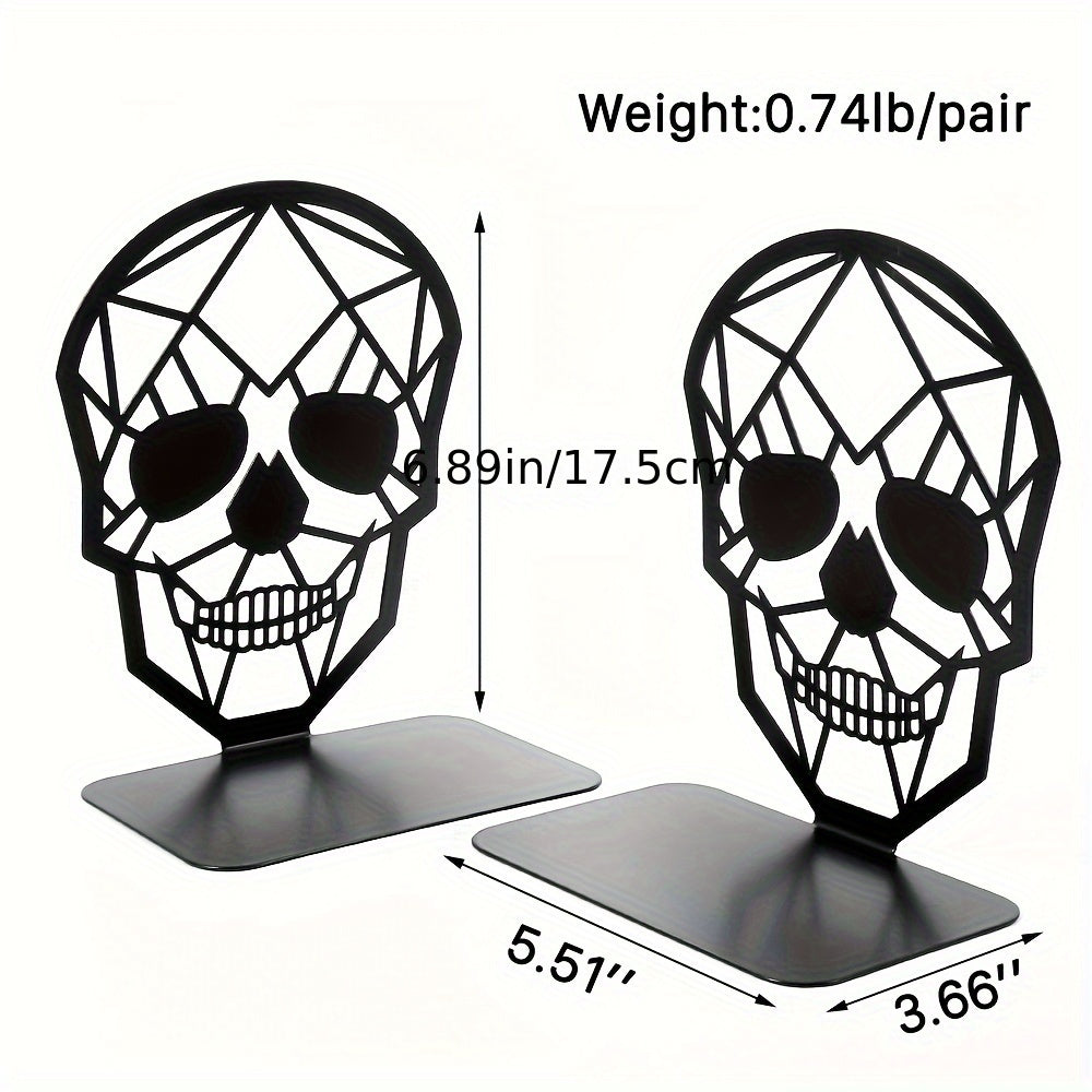 Skull Bookshelf Desktop Bookstand Light Office Desktop Book Stationery