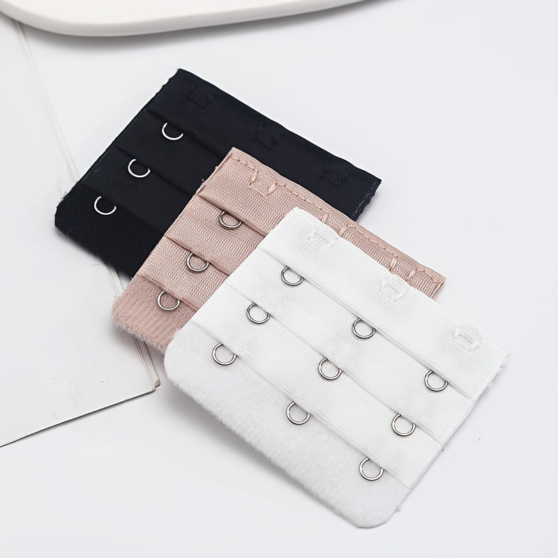 3pcs Elastic Bra Strap Extenders Comfortable Adjustable Bra Band