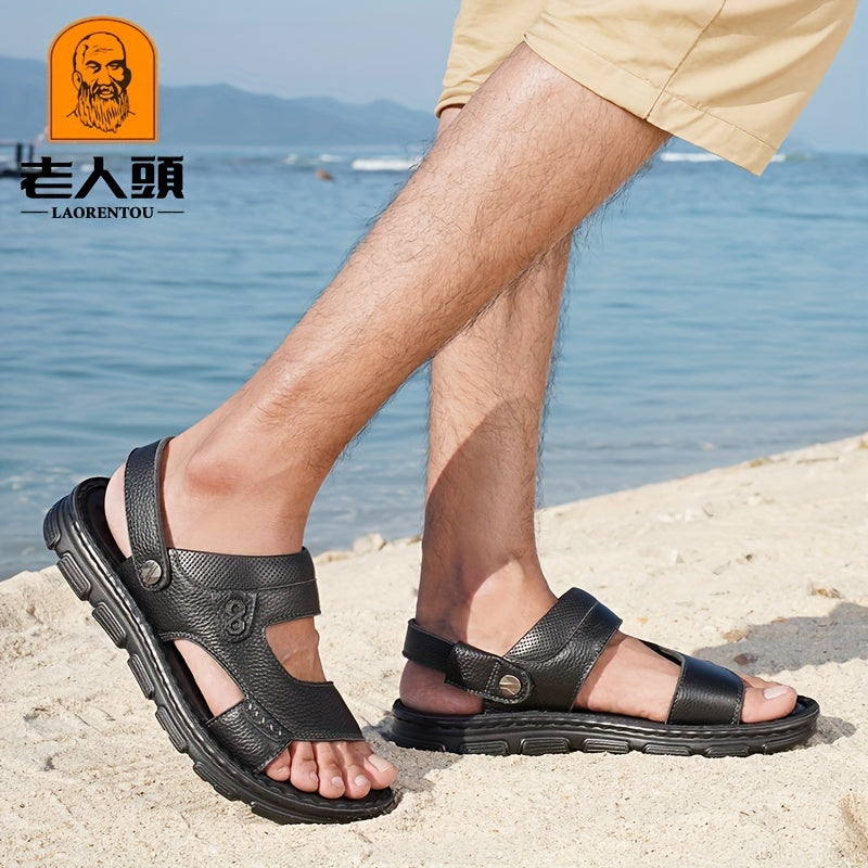 Men's Durable Open Toe Sandals for Outdoor Hiking