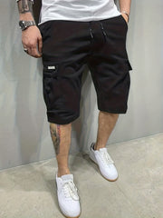 Men's Cargo Short Pants Drawstring Loose Shorts