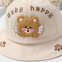 Boys Casual Animal Ear Fisherman Hat