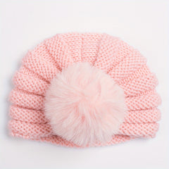 Baby Child Knitted Hat Wool Ball Thread Boys Girls