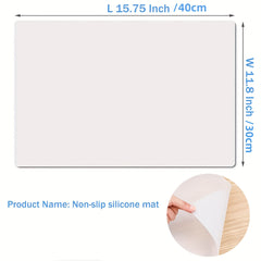 Translucent Non-Slip Silicone Mats 29.97x39 - 1 Pack