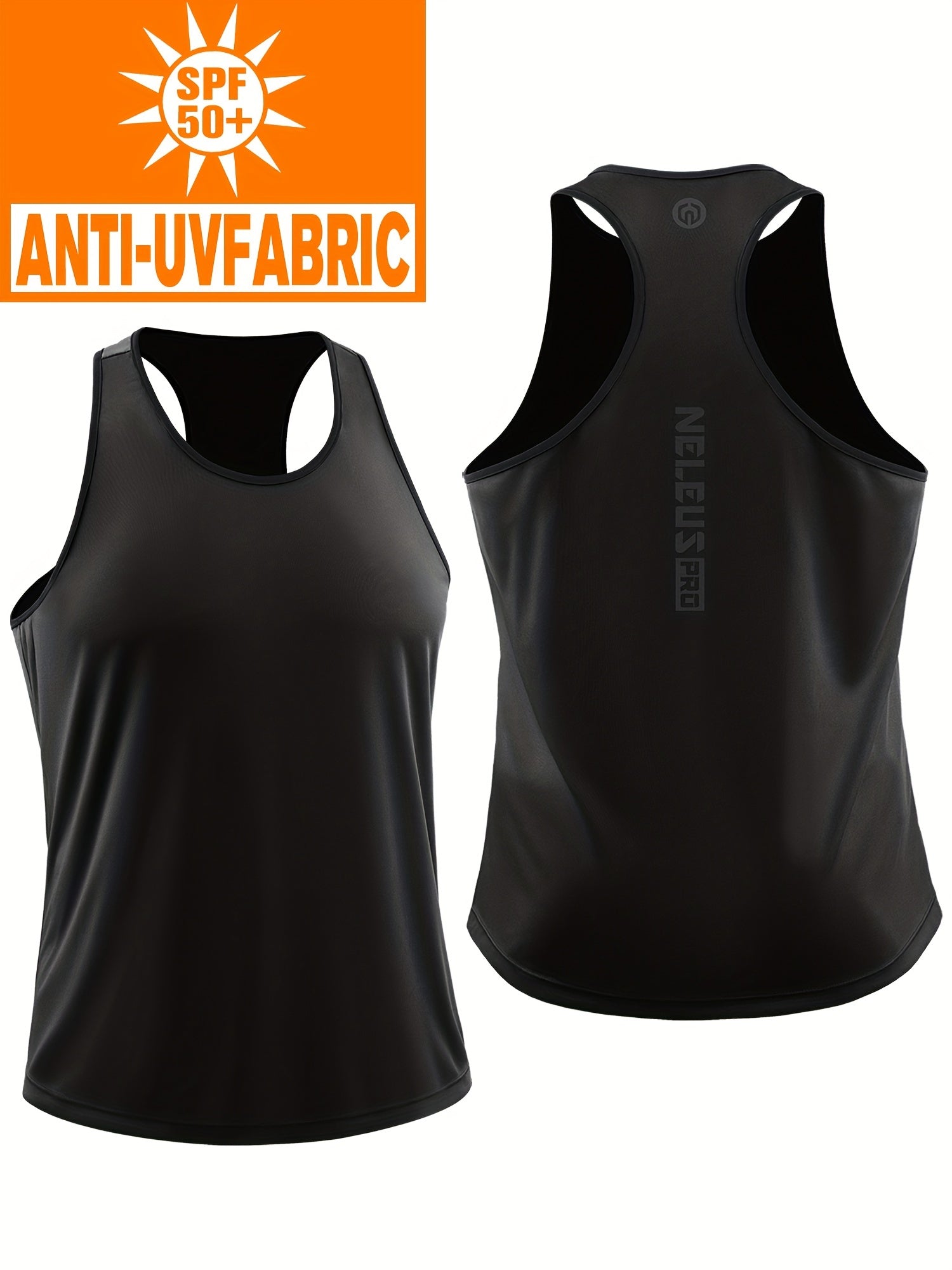 Men's Active Stretch Tank Top for Summer Outdoors
