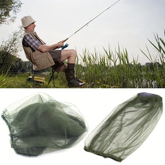 Anti Mosquito Net Hat for Night Fishing Breathable Insect-Proof Face Cover