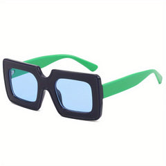Kids Metal Hinge Square Sunglasses UV400