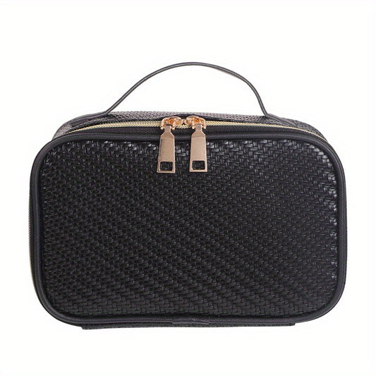 Portable Large Capacity Makeup Bag Organizer with Handle