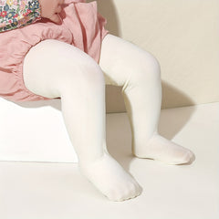 Baby Beige Stockings Summer Toddler Footed Pantyhose