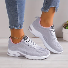 Mesh Breathable Air Cushion Bottom Sports Shoes Lightweight Travel Shoes Women's