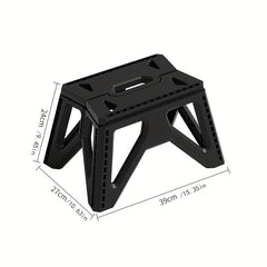 Portable Plastic Small Stool Durable Folding Stool for Camping Fishing