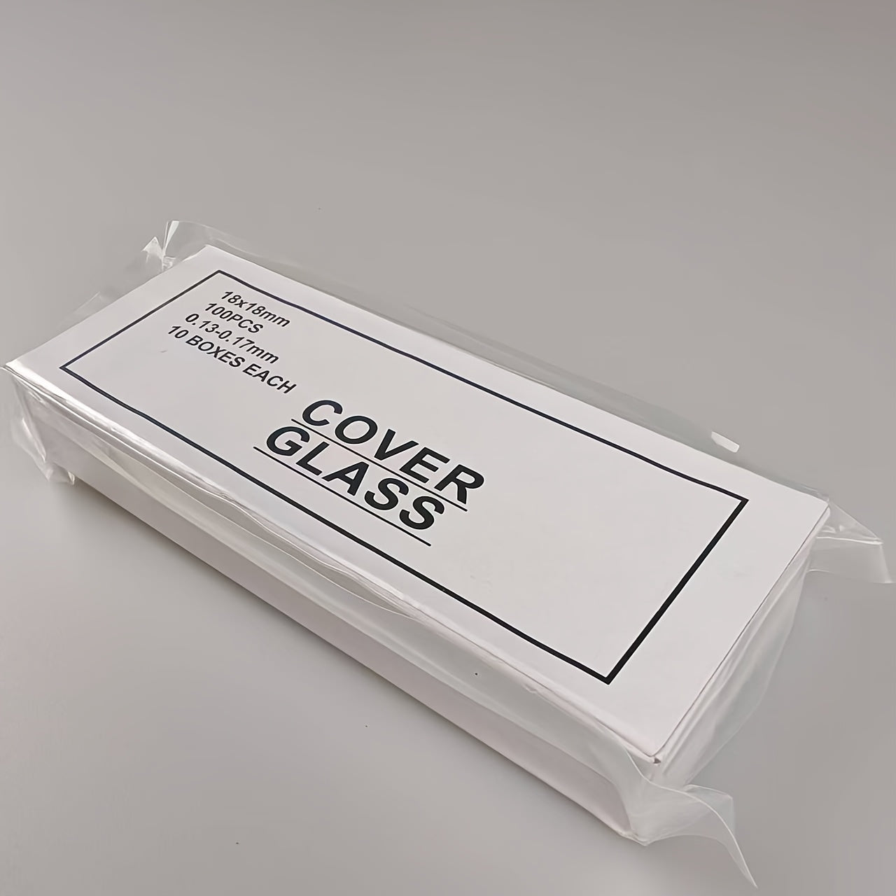 1000pcs Pre-Cleaned Microscope Cover Glass Slides 10x 100pcs 18x18mm