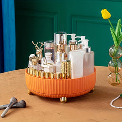 Rotating Cabinet Organizer Turntable Storage Tray for Makeup Cosmetics