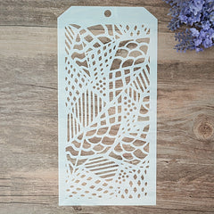 Seamless Stencil for Scrapbooking Painting Album Paper Card Making