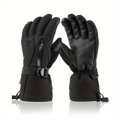 Men's Waterproof Ski Gloves Windproof Touch Screen Warm Gloves