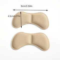 2Pcs Heel Insoles Patch Relief Cushion Pads Feet Care Protector Sticker