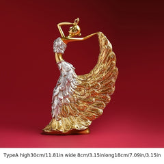 Peacock Dance Resin Crafts Wedding Room Home Living Room TV Cabinet Decoration